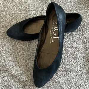 AGL pointed ballet flats